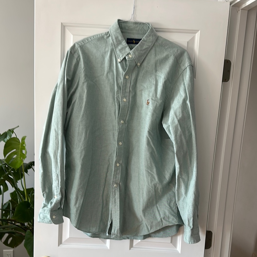 Ralph Lauren Men's Green Shirt